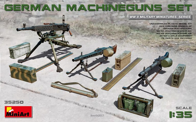 Mini Art Models - WWII German Machine Guns 1:35 - 35250