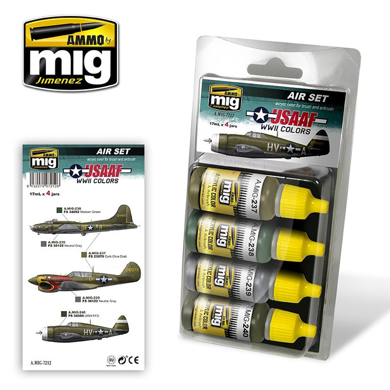 Mig Ammo Books - Usaaf Ww-2 Colors Set - 7212