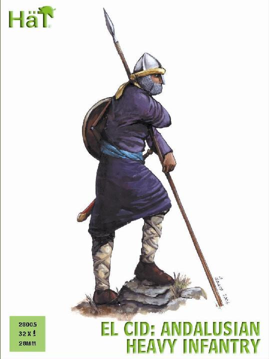 HaT Industries Figures - Andalusian Heavy Infantry 28mm - 28005
