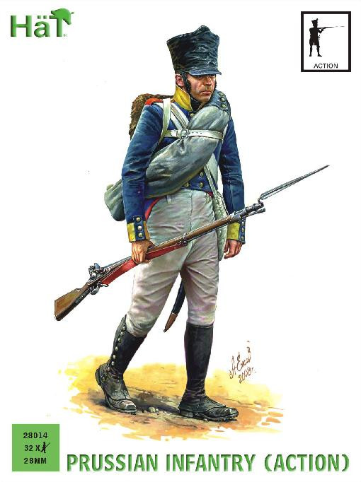 HaT Industries Figures - Prussian Infantry Action 28mm - 28014