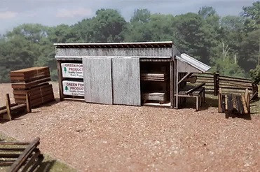 Osborn Model Kits - N Lumber Shed - 3118