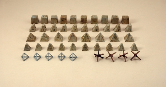 Italeri Model Kits - Anti-Tank Obstacles 1:72 - 6147