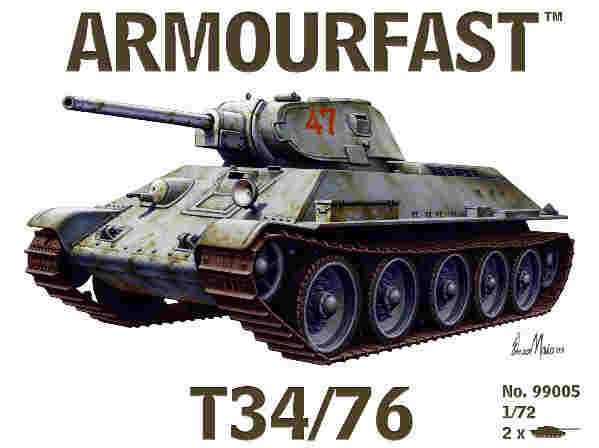 HaT Industries Figures - Russian T34 W/75mm 1:72 2pk - 99005