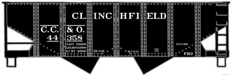 Accurail - Ho Usra Hopper Clinch - 2581
