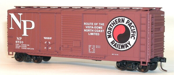 Accurail - Ho 40' Cd Boxcar Np Red - 3810
