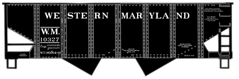 Accurail - Ho Usra Twin Hopper Wm - 24061