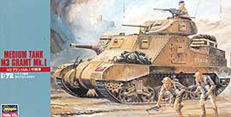 Hasegawa Models - M3 Grant Mk 1 Med Tank 1:72 - 31105