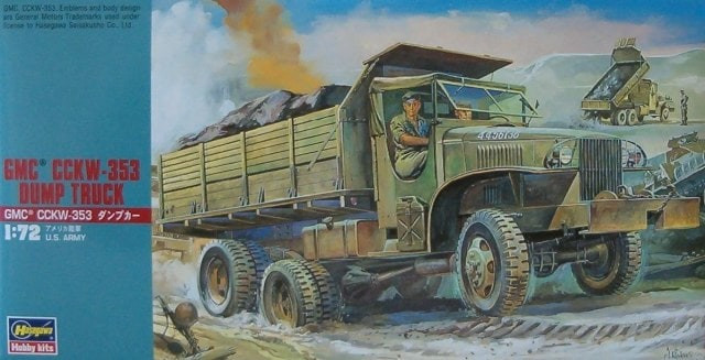 Hasegawa Models - GMC CCKW-353 Dump Truck 1:72 - 31122