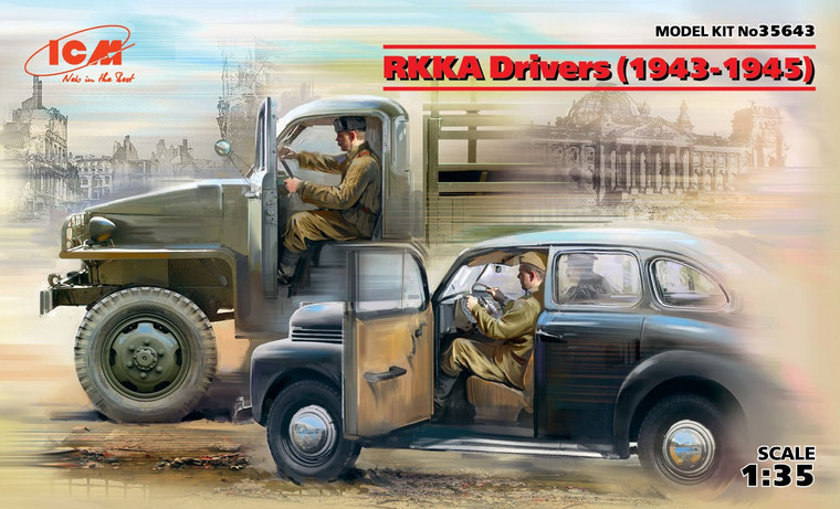 ICM Models - WWII Soviet Army Drivrs'43-'45 - 35643