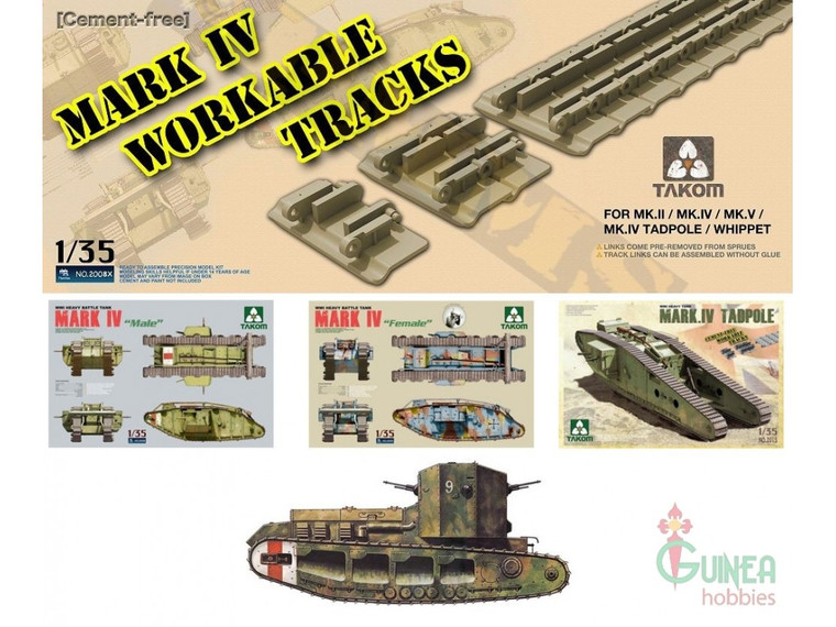 Takom Models - Mark Iv Workable Tracks 1:35 - 2008X