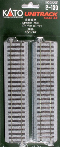 Kato - Ho 174mm 6 7/8 Straight Track - 2130