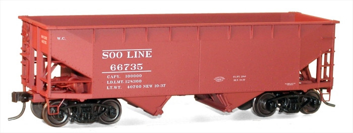 Accurail - Ho Os Twin Hoppers Soo - 7722