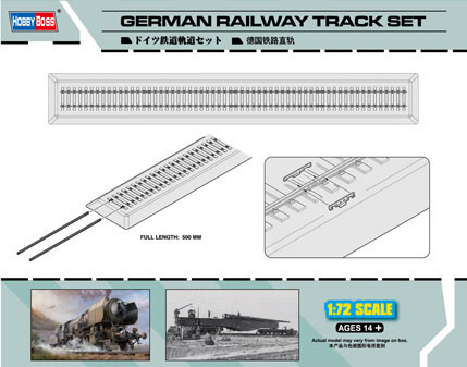 Hobby Boss Models - German Railway Track Set 1:72 - 82902