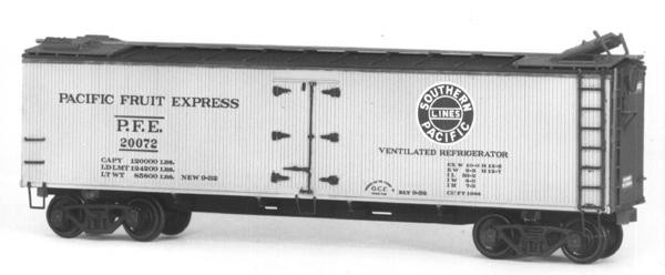 Tichy Train Group - Ho Pfe Wood Reefer R-40 Kit - 4024