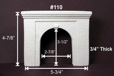 Monroe Models - HO Tunnel Portal Cut Stne Sgl - 110