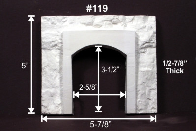 Monroe Models - HO Tunnel Portl Conc Lnd Sgl - 119