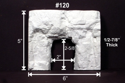 Monroe Models - HOn3 Tunnl Portl BlastdRck Sgl - 120