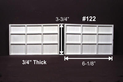 Monroe Models - HOn3 Retaining Wall Wood 2pk - 122