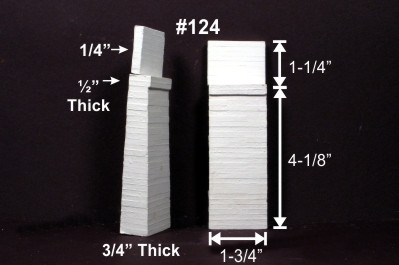 Monroe Models - HOn3 Bridge Abutmnt Board 2pk - 124
