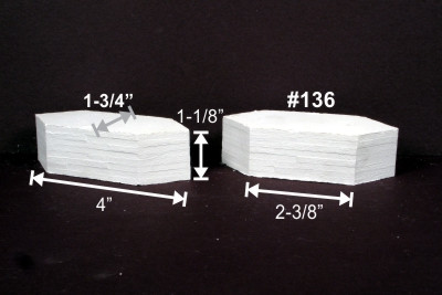 Monroe Models - HOn3 Cutwater Pier Supprt 2pk - 136