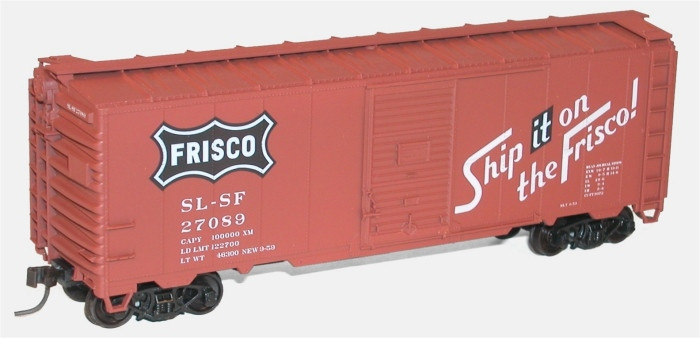 Accurail - Ho 40' Aar Steel Boxcar Frisco - 3544