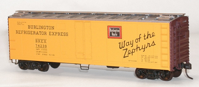 Accurail - Ho 40'Sd Steel Reefer Burl - 8306