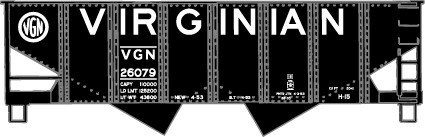 Accurail - Ho Usra Hopper Vgn 26079 - 25205