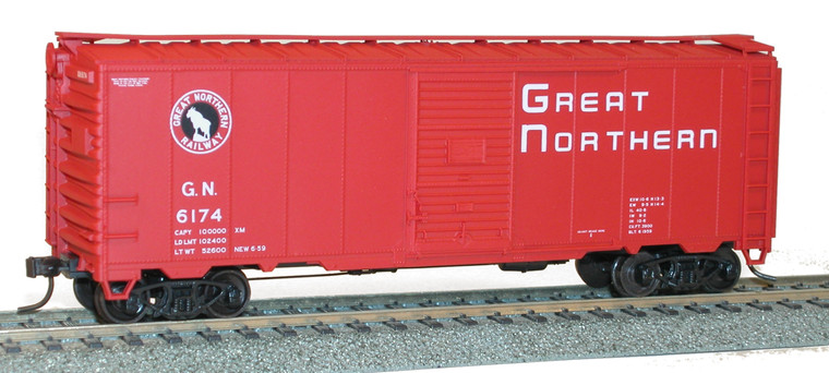 Accurail - Ho 40' Steel Pd Boxcar Gn Red - 80721