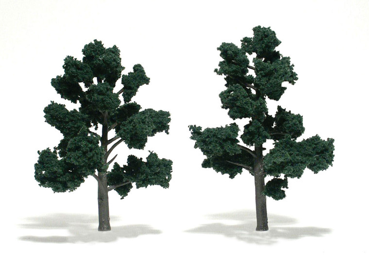 Woodland Scenics - Rm Dk Green Trees 5'-6' 2pk - 1514