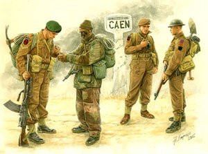 Master Box Limited - British Commandos Caen 1944 - 3512