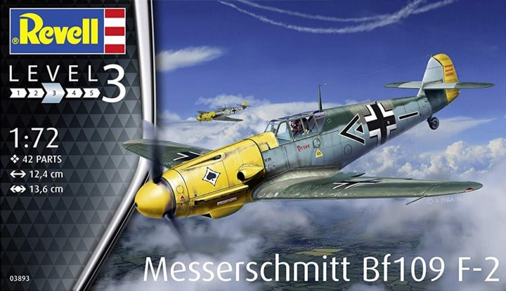 Revell Monogram Germany - Messerschmitt Bf 109 F-2 1:72 - 3893