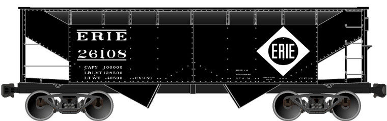 Accurail - Ho 50t Os Twin Hopper Erie - 7717
