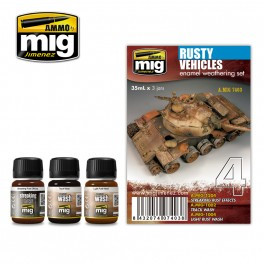 Mig Ammo Books - Rusty Vehicles Set - 7403