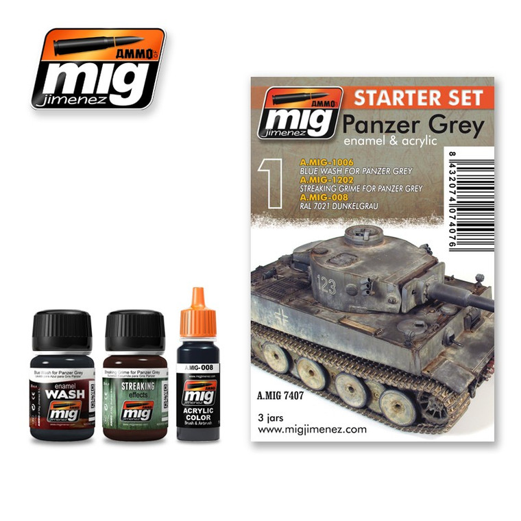Mig Ammo Books - Panzer Grey Set - 7407