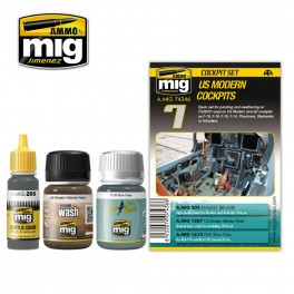 Mig Ammo Books - US Modern Cockpits Set - 7436