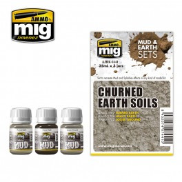 Mig Ammo Books - Churned Earth Soils Set - 7441