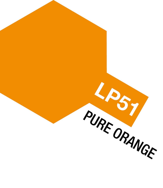 Tamiya Paint - Hobby Kits - Lacquer LP-51 Pure  Orange 6@2.90 - 82151