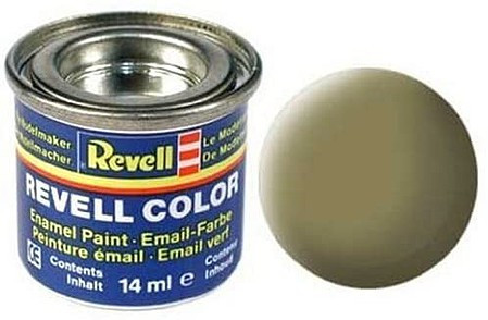 Revell Paint & Supplies - Olive Yellow Mat 14ml 6p - 32142