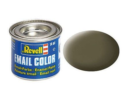 Revell Paint & Supplies - Nato Olive Mat 14ml 6p - 32146