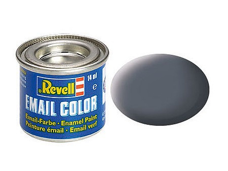 Revell Paint & Supplies - Tank Grey Mat 14ml 6p - 32178