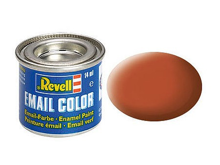 Revell Paint & Supplies - Brown Mat 14ml 6p - 32185