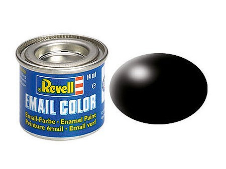 Revell Paint & Supplies - Black Silk 14ml 6p - 32302