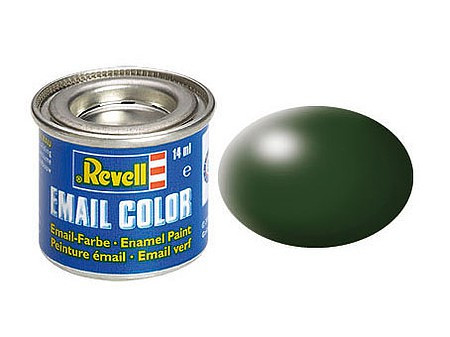 Revell Paint & Supplies - Dark Green Silk 14ml 6p - 32363