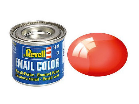Revell Paint & Supplies - Red Clear 14ml 6p - 32731