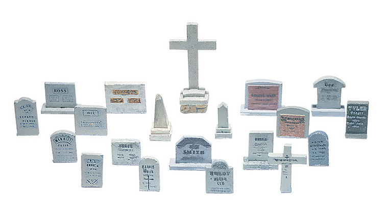 Woodland Scenics - 20 Tombstones - 201