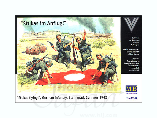 Master Box Limited - Stukas Flying Ger Inf '41-43 - 3545