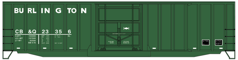 Accurail - Ho 50'Ep Steel Boxcar Burl - 5652