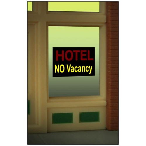 Miller Engineering - Hotel Window Sign - 8990