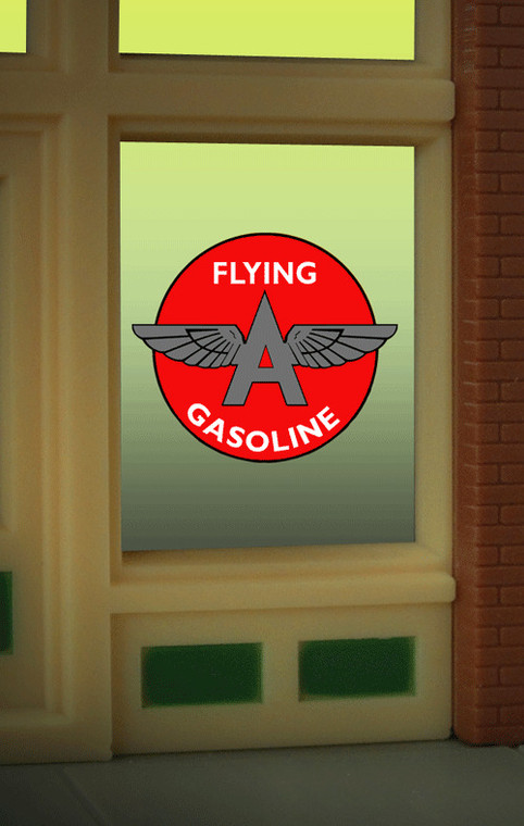 Miller Engineering - O/Ho Flying 'A' Gas Window Sgn - 9035