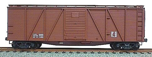 Accurail - Ho 40' Wood Boxcar Data Red - 7198